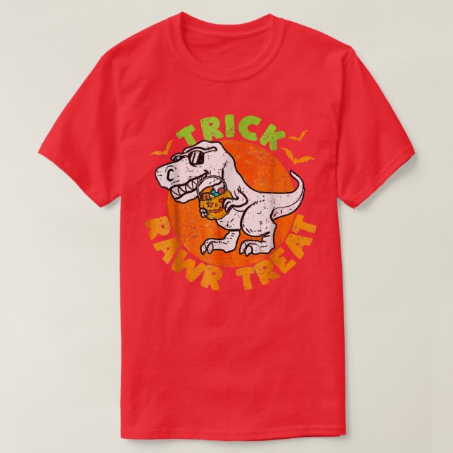 Funny Dinosaur T Re Halloween Costume Toddlers  T-Shirt (Design Front)