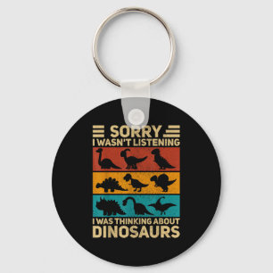 Funny Dinosaur Vintage Dinosaur Outfit Types Of Di Key Ring