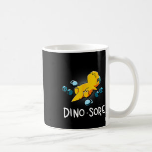 Funny Dinosaur Workout Gym Fitness Lifting  Coffee Mug