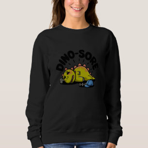 Funny Dinosaur Workout Gym Fitness Lifting, Cute D Sweatshirt