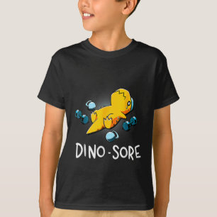 Funny Dinosaur Workout Gym Fitness Lifting  T-Shirt