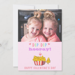 funny Dip Candy Fun Valentine kids photo Holiday Card