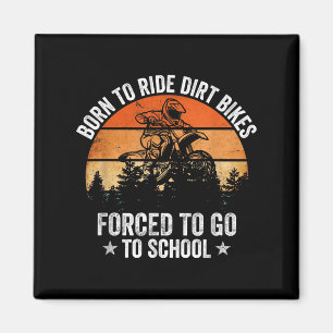 Funny Dirt Bike Art For Boys Girls Motocross Dirt Magnet
