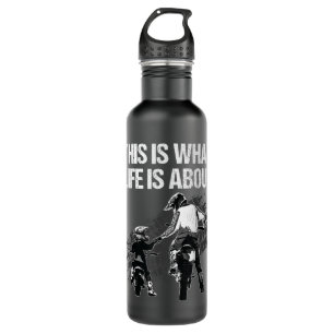 Funny Dirt Bike Art For Men Dad Boys Kids Motorcyc 710 Ml Water Bottle