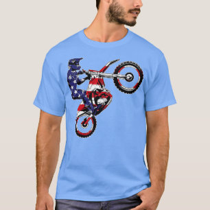 Funny Dirt Bike Art Men Women Motorcycle Dirtbike T-Shirt