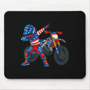 Funny Dirt Bike Art Rider Motocross Motorcycle Dir Mouse Mat