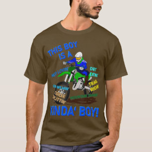 Funny Dirt Biking Saying Boy Funny Motocross T-Shirt