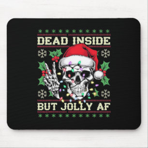 Funny Dirty Christmas Ugly Sweater Mouse Mat