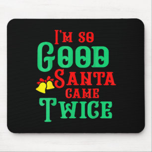 Funny Dirty Naughty Inappropriate Christmas Mouse Mat