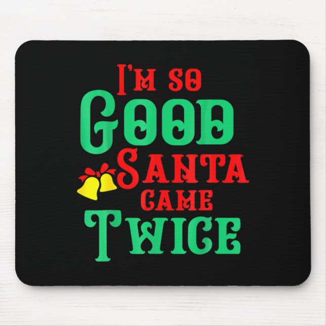 Funny Dirty Naughty Inappropriate Christmas  Mouse Mat (Front)