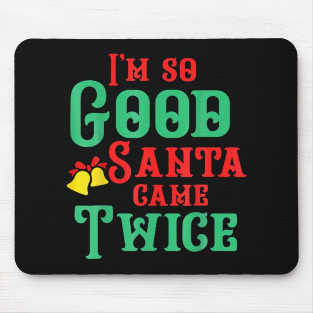 Funny Dirty Naughty Inappropriate Christmas T Shir Mouse Mat (Front)