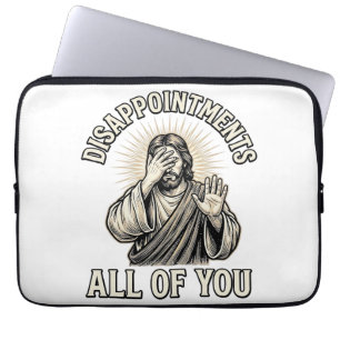 Funny Disappointments All of You Vintage Engraving Laptop Sleeve