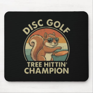 Funny Disc Golf Art Disc Lovers  Mouse Mat