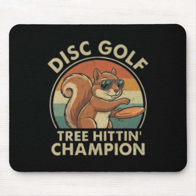 Funny Disc Golf Art Disc Lovers  Mouse Mat (Front)