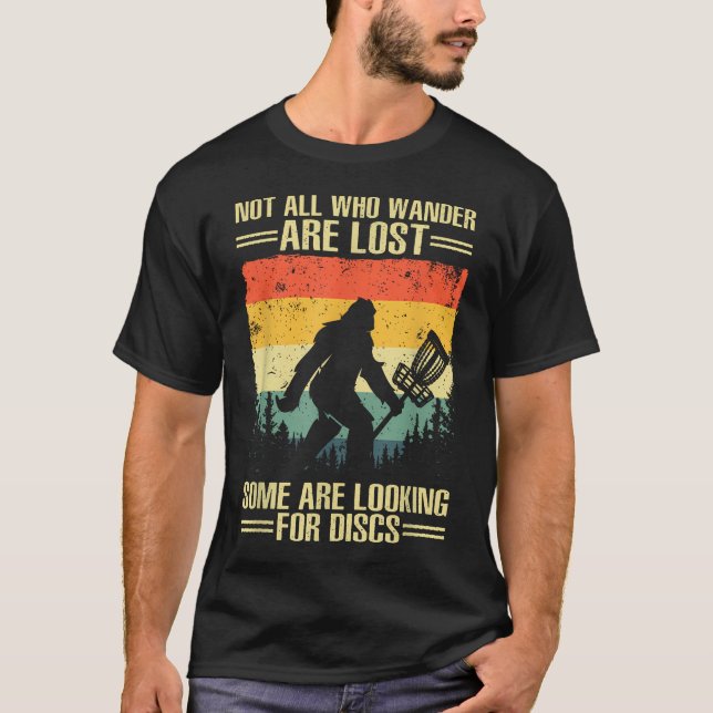 Funny Disc Golf Art For Disc Golf T-Shirt (Front)