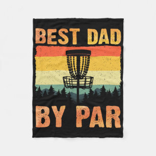 Funny Disc Golf Art For Men Dad Disc Golf Player D Fleece Blanket