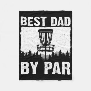 Funny Disc Golf Art For Men Dad Disc Golf Player D Fleece Blanket