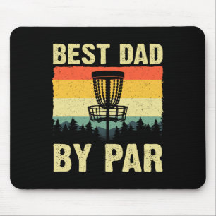 Funny Disc Golf Art For Men Dad Disc Golf Player D Mouse Mat