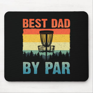 Funny Disc Golf Art For Men Dad Disc Golf Player D Mouse Mat