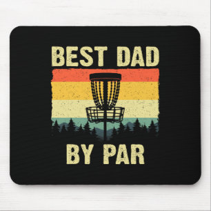 Funny Disc Golf Art For Men Dad Disc Golf Player D Mouse Mat