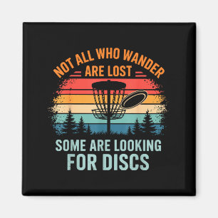 Funny Disc Golf Art For Men Women Disc Golfer Play Magnet