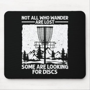 Funny Disc Golf Art For Men Women Disc Golfer Play Mouse Mat