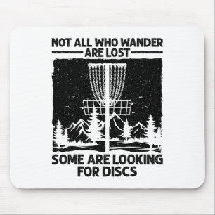 Funny Disc Golf Art For Men Women Disc Golfer Play Mouse Mat