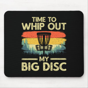 Funny Disc Golf Art For Men Women Flying Disc Spor Mouse Mat