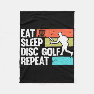 Funny Disc Golf Art For Men Women Golf Player Disc Fleece Blanket