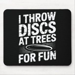Funny Disc Golf Course  Mouse Mat