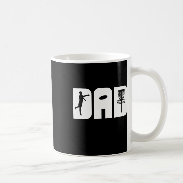 Funny Disc Golf Dad Fathers Day  Coffee Mug (Right)