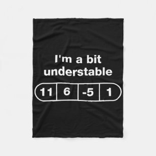 Funny Disc Golf Dad Quote Disc Golf Understable Nu Fleece Blanket
