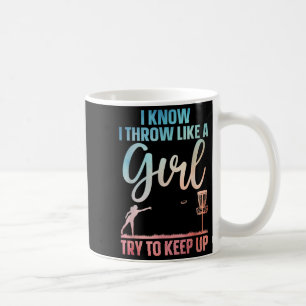 Funny Disc Golf Design For Girl Women Disc Golf Lo Coffee Mug