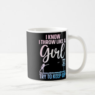 Funny Disc Golf Design For Girl Women Disc Golf Lo Coffee Mug
