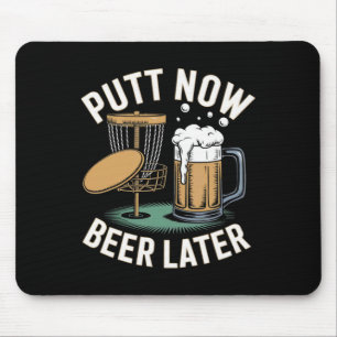 Funny Disc Golf Design For Men Women Disc Golf Bee Mouse Mat