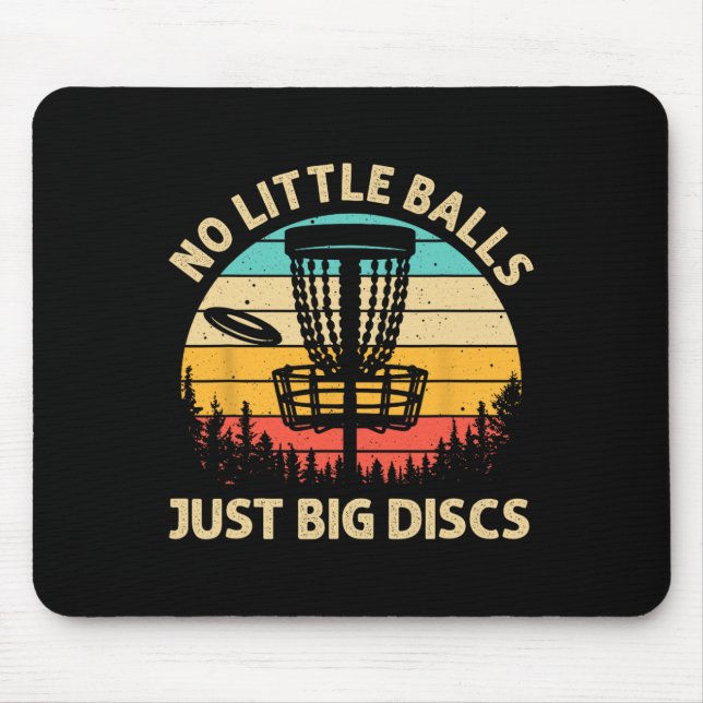 Funny Disc Golf Design For Men Women Disc Golf Lov Mouse Mat (Front)