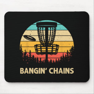 Funny Disc Golf Design For Men Women Kids Disc Gol Mouse Mat