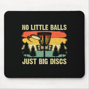 Funny Disc Golf Design For Men Women Kids Disc Gol Mouse Mat