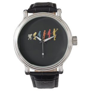 Funny Disc Golf Evolution Gift Vintage Frisbee Watch