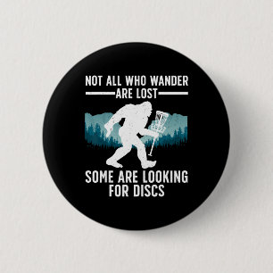 Funny Disc Golf For Men Women Bigfoot Sket Golf Pl 6 Cm Round Badge