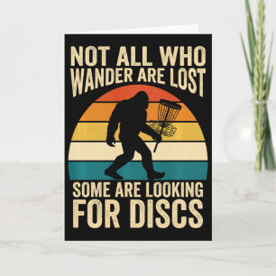 Funny Disc Golf For Men Women Kids Disc Golf Playe Card