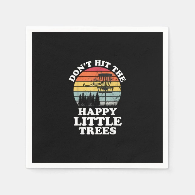 Funny  Disc Golf Frisbee Golfing Player Sport Men Napkin (Front)