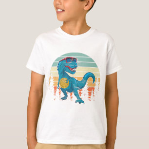 Funny Disc Golf Gift Dinosaur Disc Golf Player Shi T-Shirt