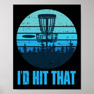 Funny Disc Golf Gifts - Frisbee Golf Disc Golf Cou Poster