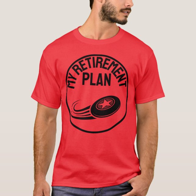 Funny Disc Golf graphic girl T-Shirt (Front)