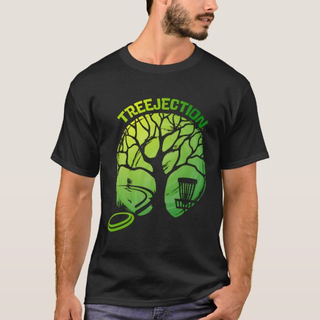 Funny Disc Golf Graphic Tree Hoodie T-Shirt (Front)