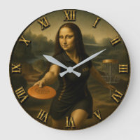 Funny Disc Golf Mona Lisa Disc Golfer Gift