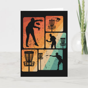 Funny Disc Golf Player Cool Flying Disc Sports Ent Card