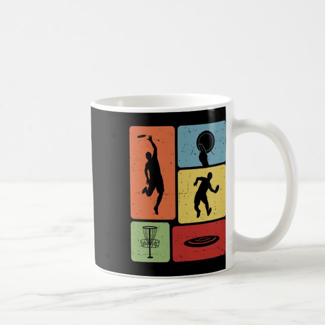 Funny Disc Golf Player Cool Flying Disc Sports Ent Coffee Mug (Right)