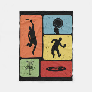 Funny Disc Golf Player Cool Flying Disc Sports Ent Fleece Blanket